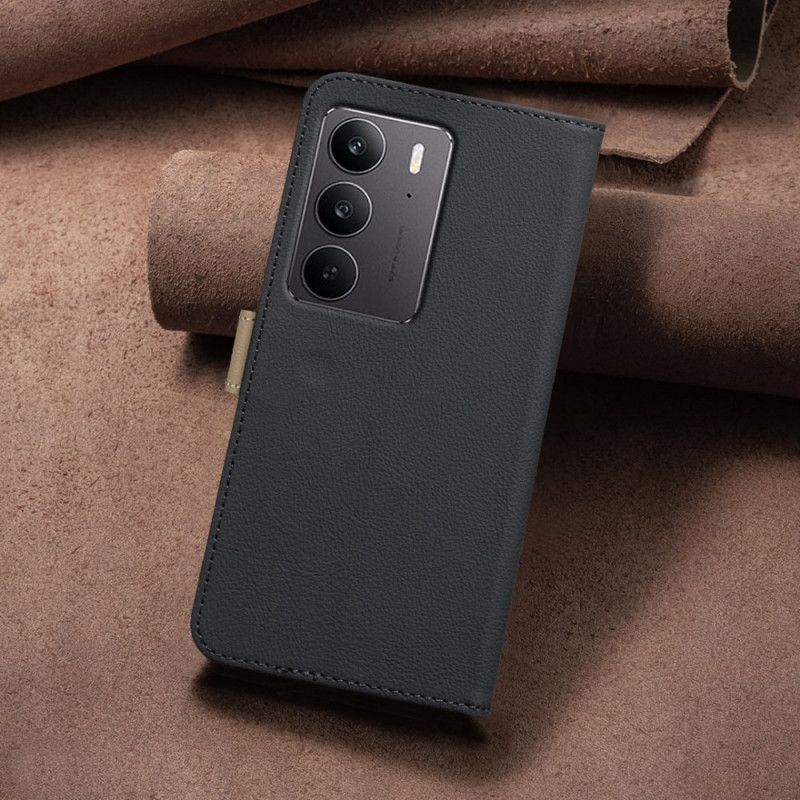 Kožený Kryt Na Realme C75 Binfen Color Květinový Vzor