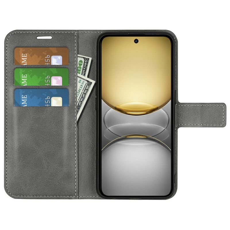 Kožený Kryt Na Realme C75 Kožený Styl