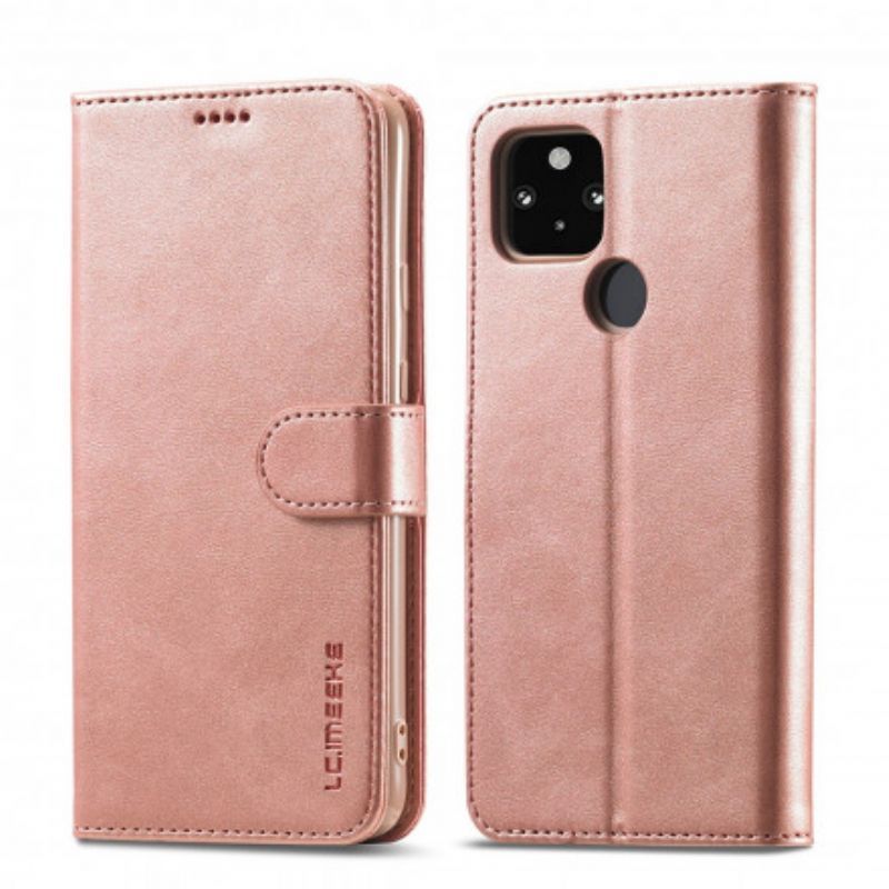 Kožený Kryt Oppo A15 Lc.imeeke Kožený Efekt