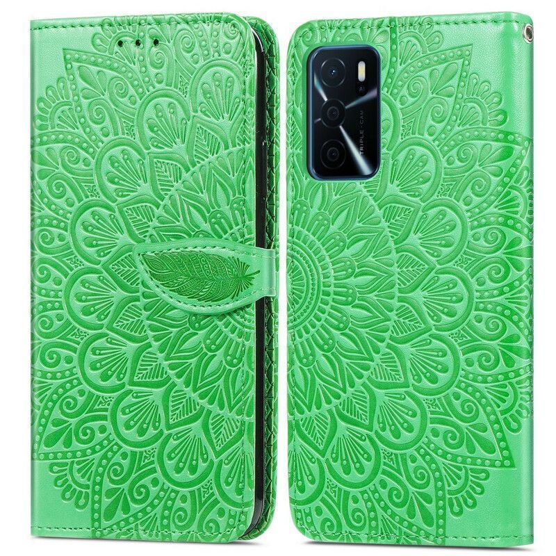 Kožený Kryt Oppo A16 / A16s Kmenové Listy
