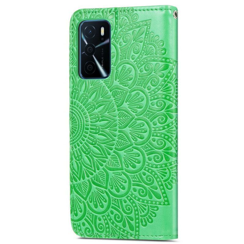 Kožený Kryt Oppo A16 / A16s Kmenové Listy