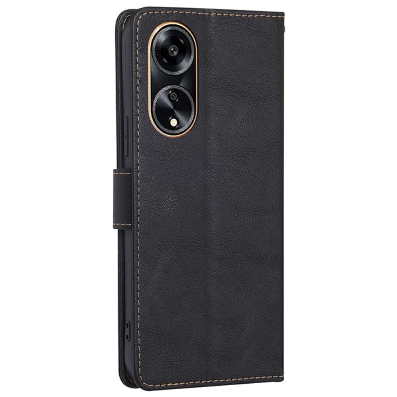 Kožený Kryt Oppo A98 5g Funkce Rfid