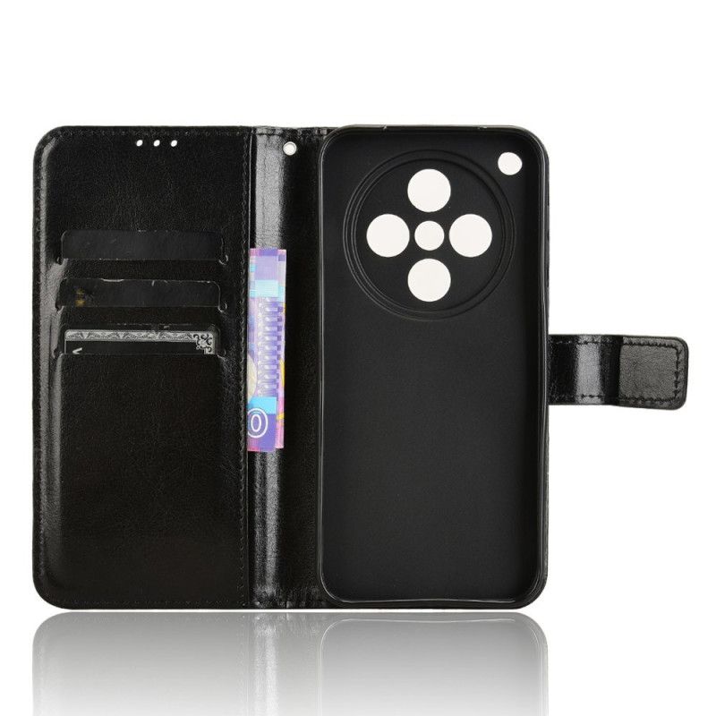 Kožený Kryt Oppo Find X8 Okázalá Umělá Kůže