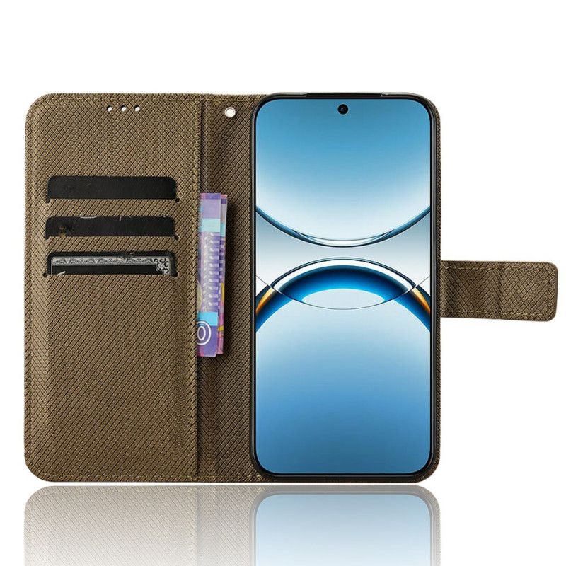 Kožený Kryt Oppo Find X8 Pásek S Puntíky