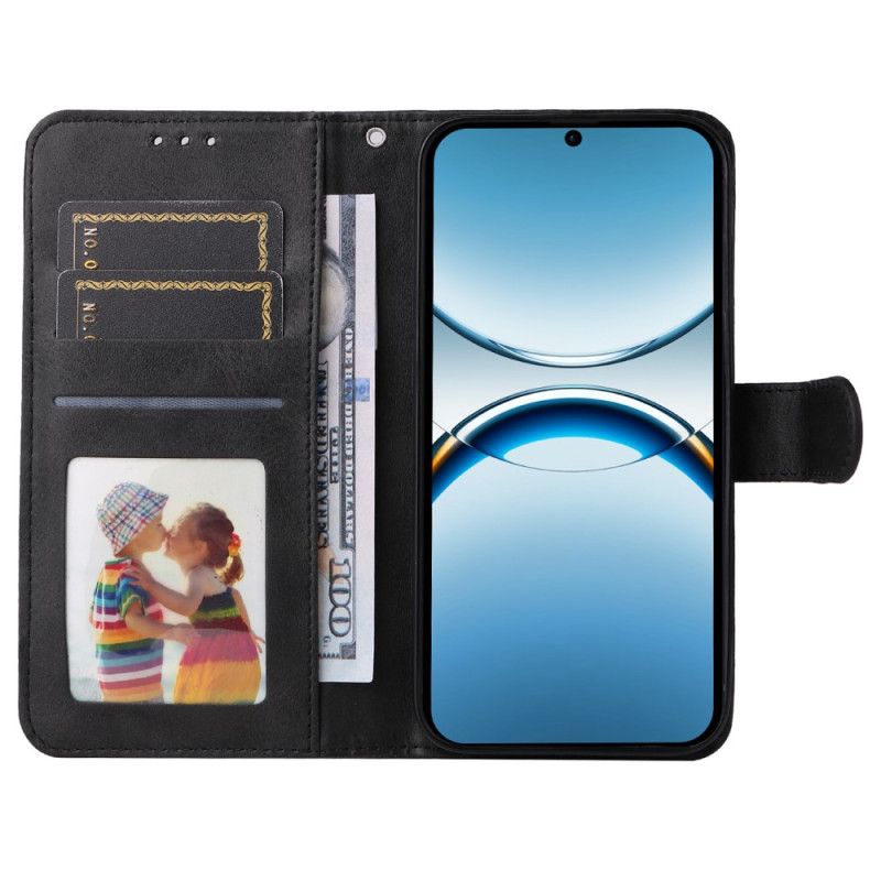 Kožený Kryt Oppo Find X8 Řemínek Z Umělé Kůže