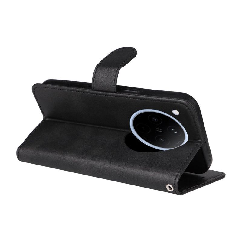 Kožený Kryt Oppo Find X8 Řemínek Z Umělé Kůže