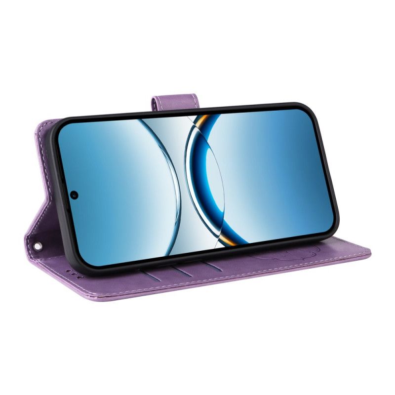 Kožený Kryt Oppo Find X8 Tištěný Vzor