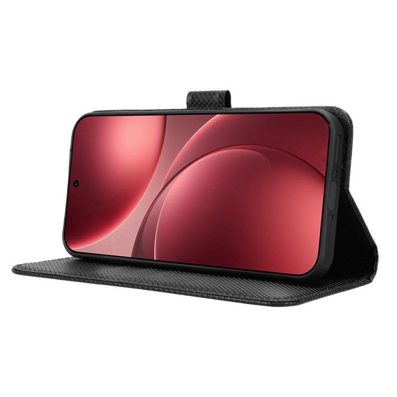 Kožený Kryt Oppo Find X9 Pro 5g Diamantová Textura