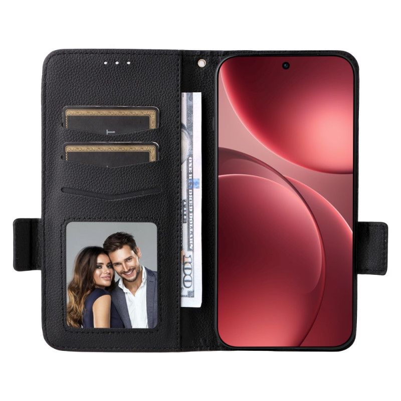 Kožený Kryt Oppo Find X9 Pro 5g Umělá Kůže S Ramínky