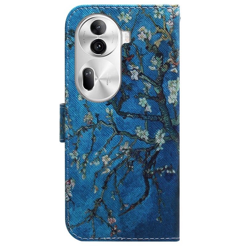 Kožený Kryt Oppo Reno 11 Pro 5g Květy Meruněk