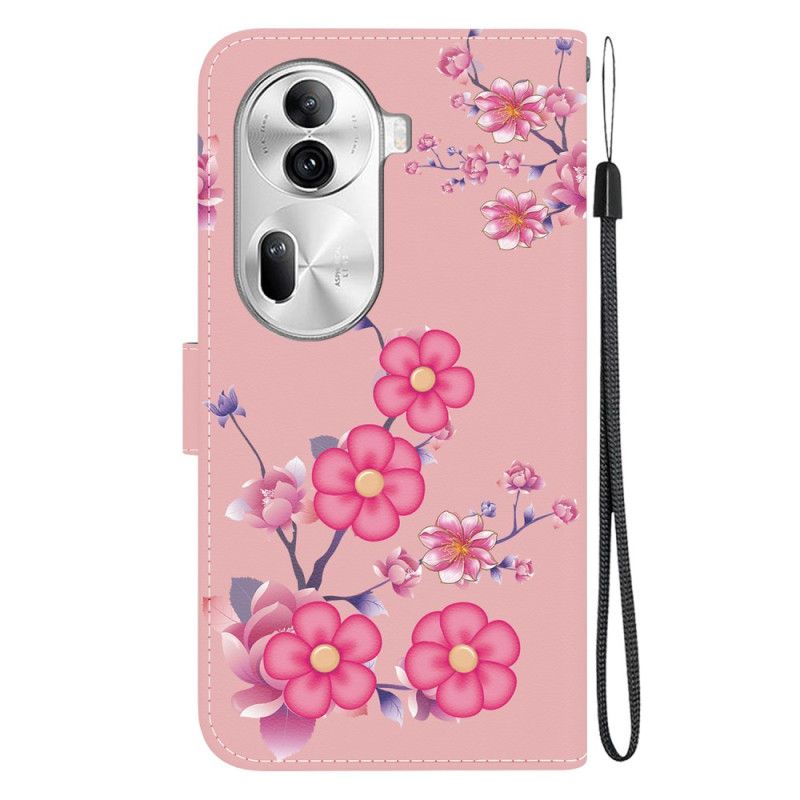 Kožený Kryt Oppo Reno 11 Pro 5g Sakura S Popruhem