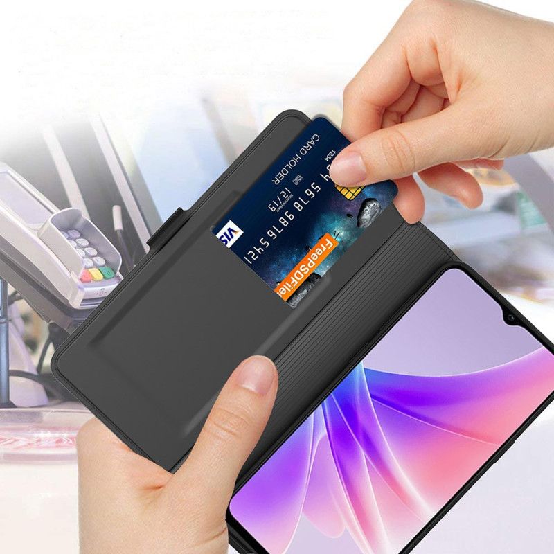Kožený Kryt Oppo Reno 11f 5g Držitel Karty