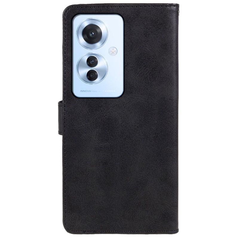 Kožený Kryt Oppo Reno 11f 5g Magnetická Spona