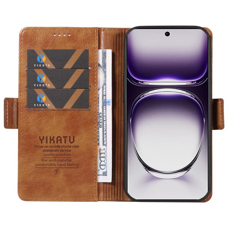 Kožený Kryt Oppo Reno 12 5g Vintage Yikatu