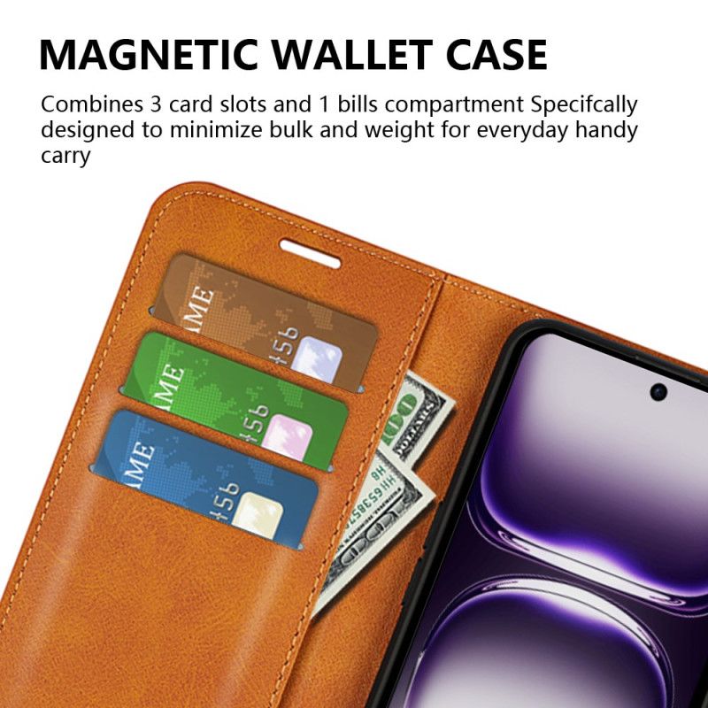 Kožený Kryt Oppo Reno 12 Pro 5g Styl Kůže