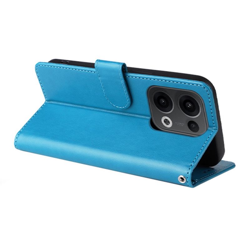 Kožený Kryt Oppo Reno 13 5g Květinový Vzor