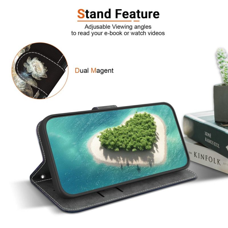 Kožený Kryt Oppo Reno 13 Pro 5g Křišťálová Pivoňka