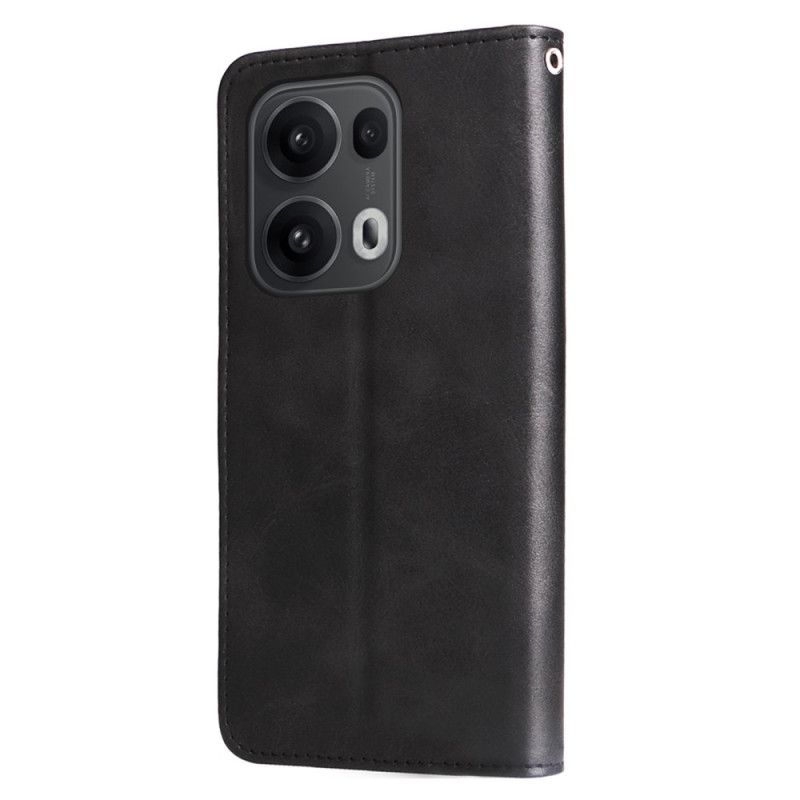 Kožený Kryt Oppo Reno 13 Pro 5g Pouzdro Na Zip