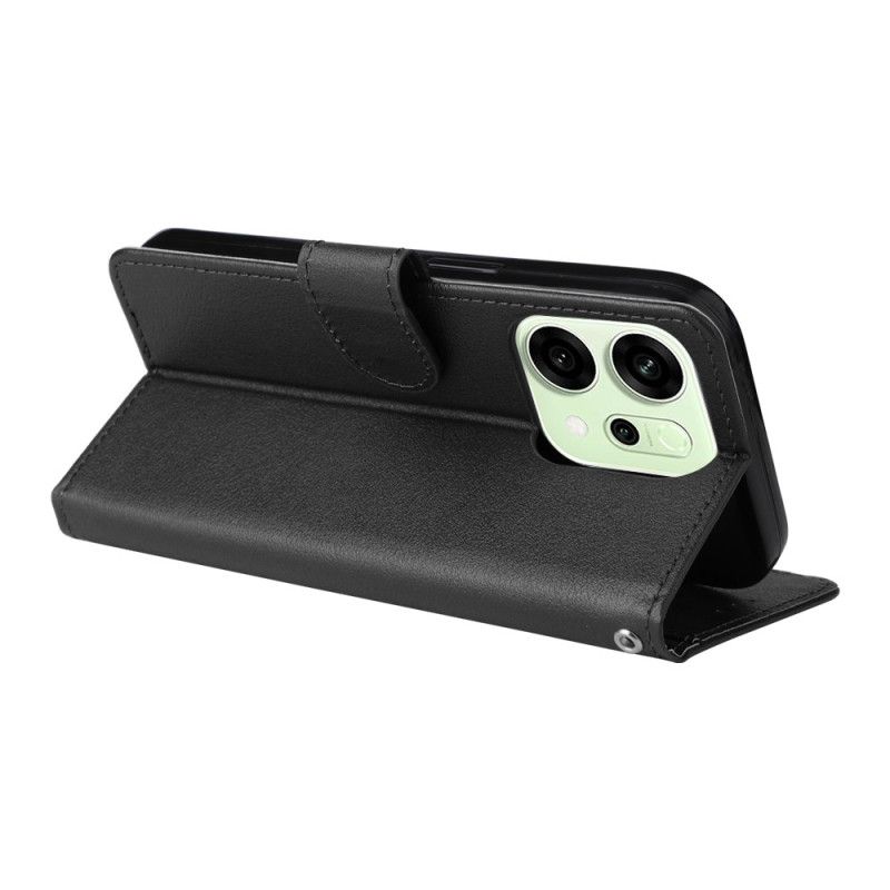 Kožený Kryt Oppo Reno 14 5g Klasický Kožený Styl