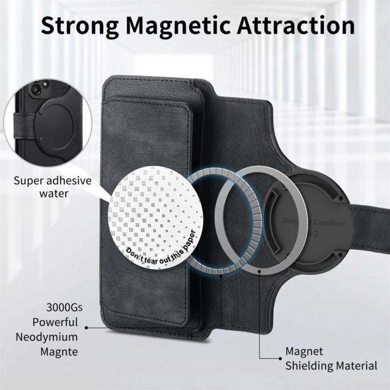 Kožený Kryt Oppo Reno 14 5g Odnímatelné Pouzdro Caseneo