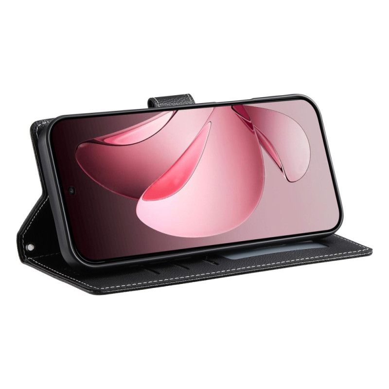 Kožený Kryt Oppo Reno 14 Pro 5g Jednoduchý Kožený Efekt