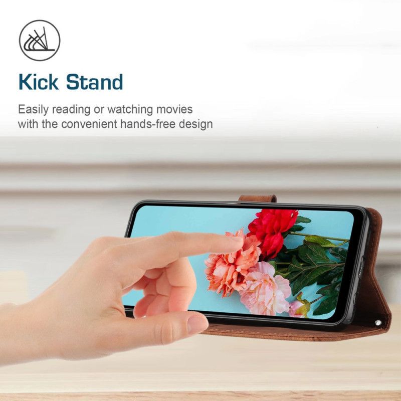 Kožený Kryt Oppo Reno 14f 5g Retro Design