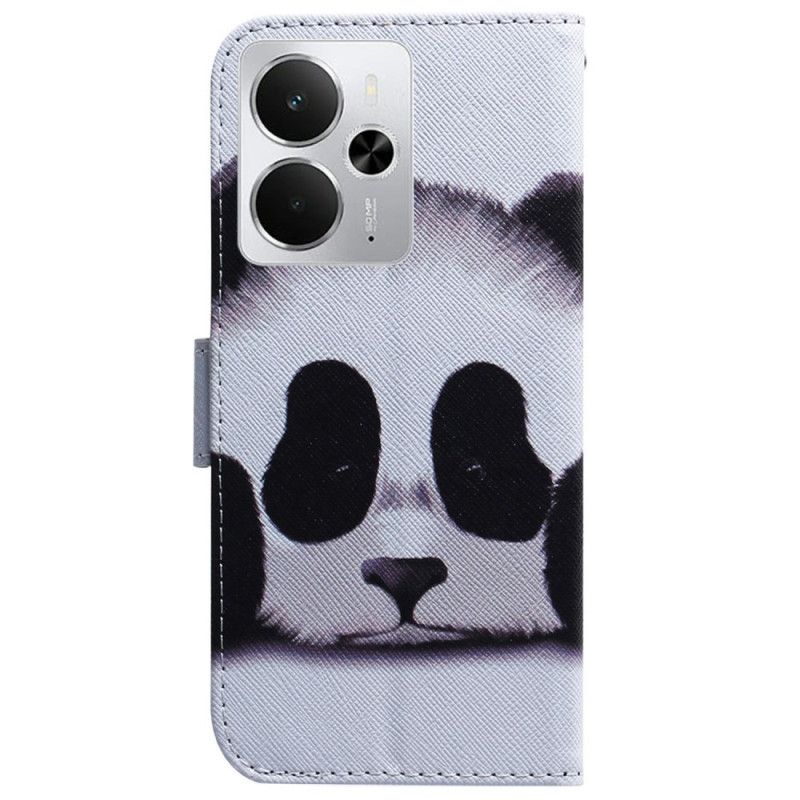 Kožený Kryt Realme 14 5g Panda