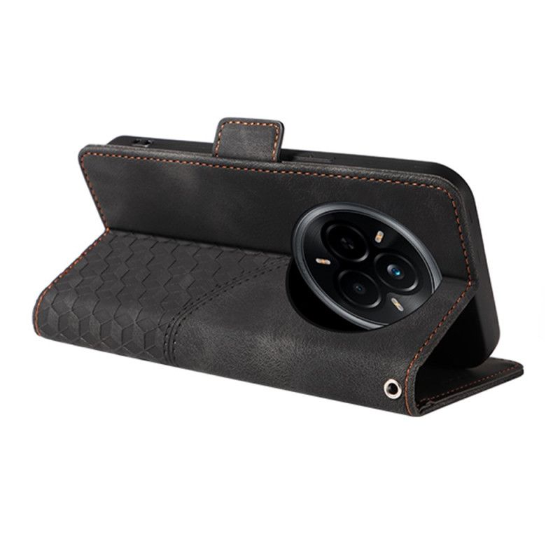 Kožený Kryt Realme 14 Pro 5g Diamantový Vzor