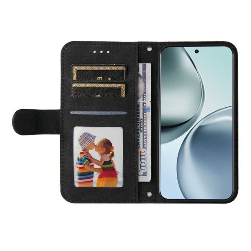 Kožený Kryt Realme 14 Pro 5g Semišový Efekt S Nýty