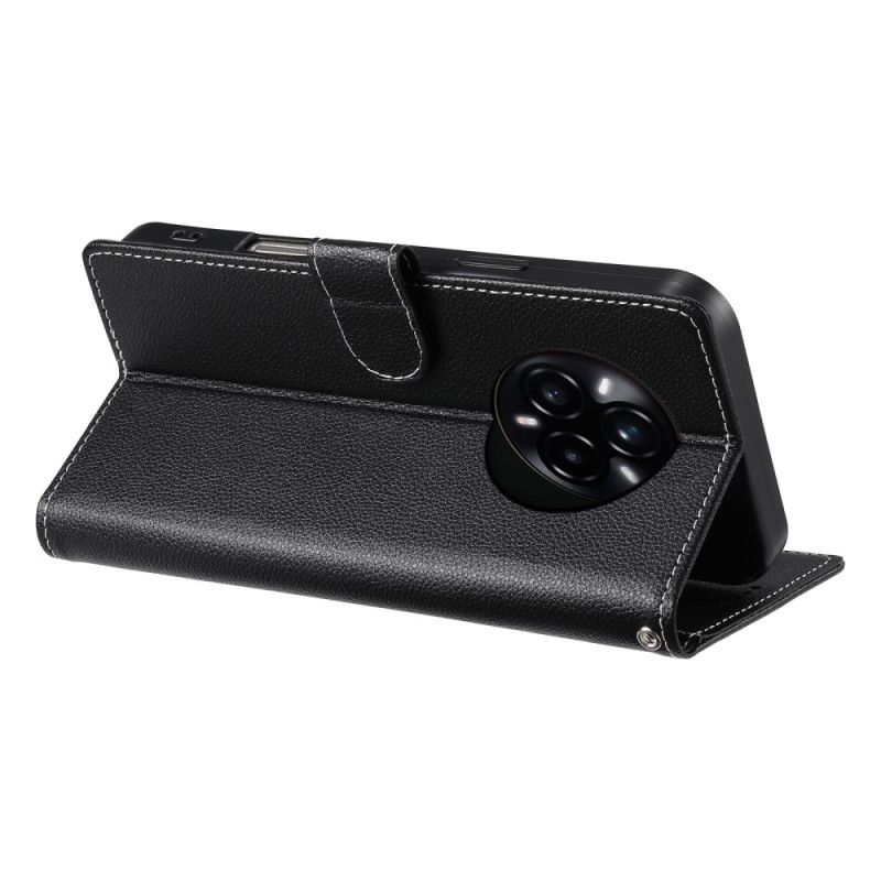 Kožený Kryt Realme 14 Pro Plus 5g Jednoduché S Popruhem