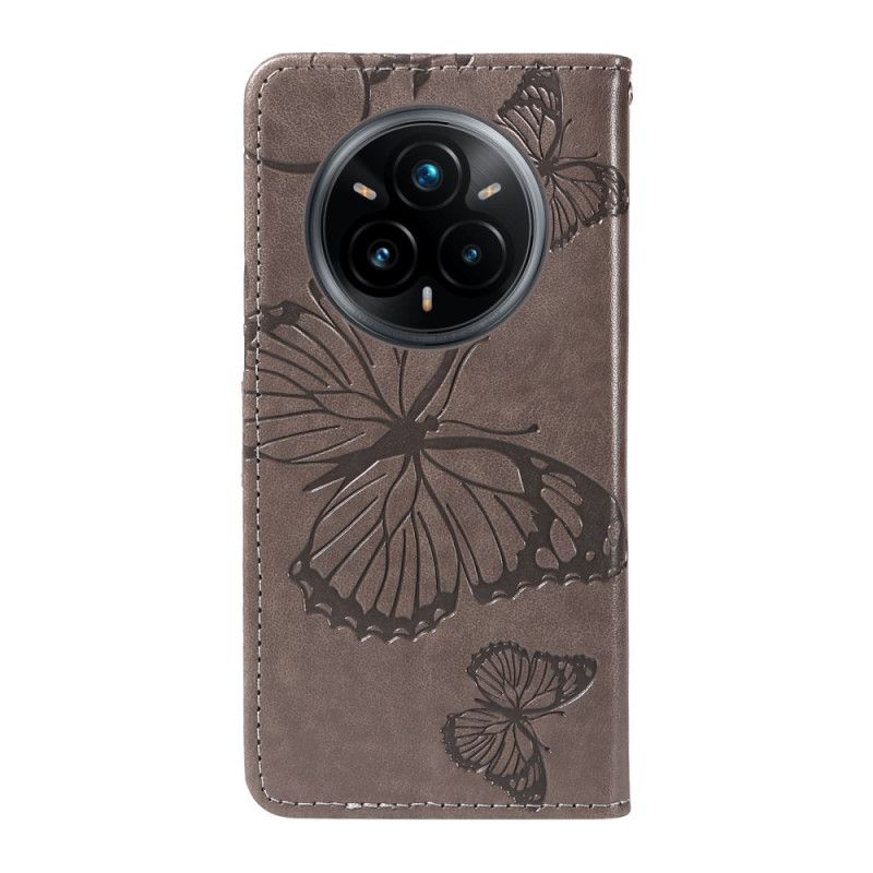 Kožený Kryt Realme 14 Pro Plus 5g Obří Motýli