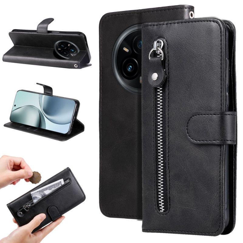 Kožený Kryt Realme 14 Pro Plus 5g Přední Kapsa