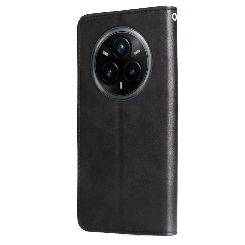 Kožený Kryt Realme 14 Pro Plus 5g Přední Kapsa