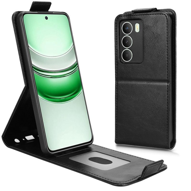 Kožený Kryt Realme 14x 5g Design S Vertikální Klopou