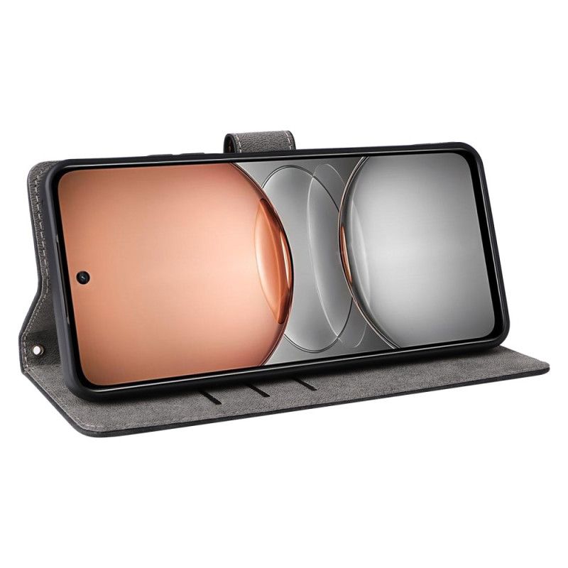 Kožený Kryt Realme 14x 5g Semišový Efekt Rfid Ochrana