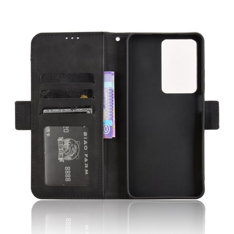 Kožený Kryt Realme 14x 5g Vícekartový