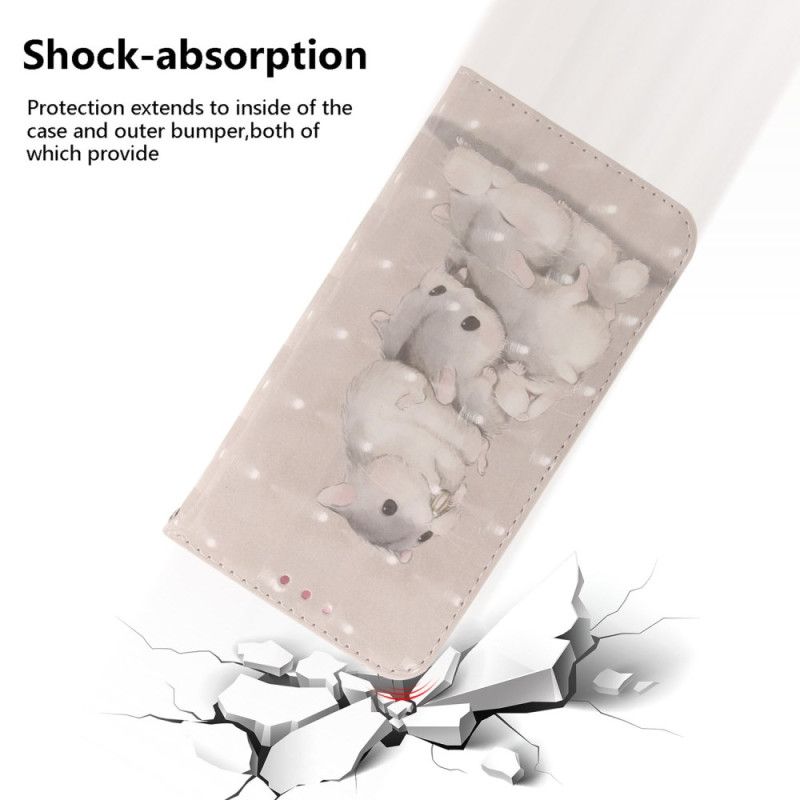 Kožený Kryt Realme C53 Držák S Křečkem A Šňůrkou