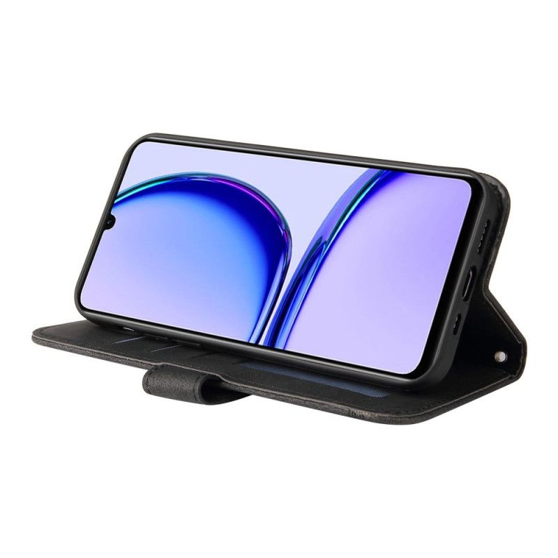 Kožený Kryt Realme C53 Nýt S Popruhem