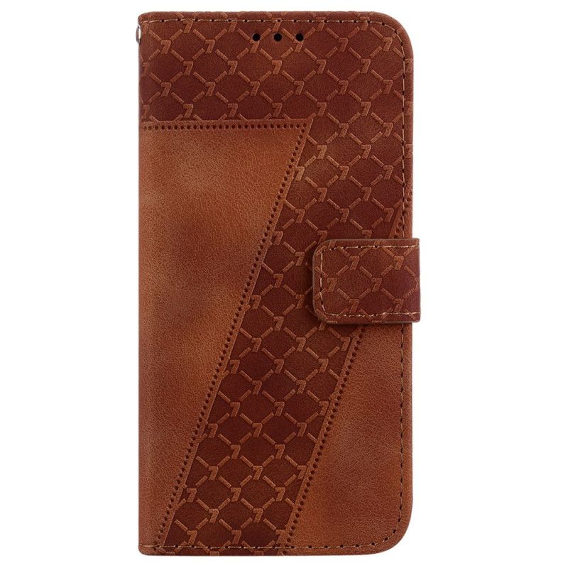 Kožený Kryt Realme C55 Design 7 S Ramínkem