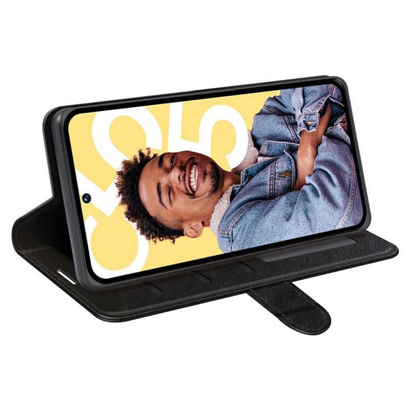 Kožený Kryt Realme C55 Vintage Umělá Kůže