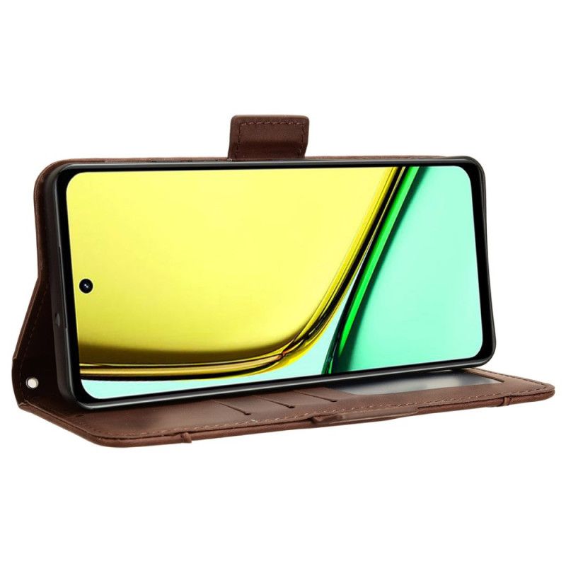 Kožený Kryt Realme C67 Slot Na Více Karet