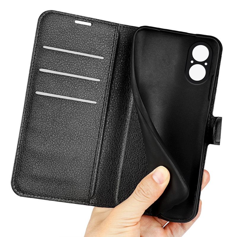 Kožený Kryt Realme C67 Umělá Kůže Lychee