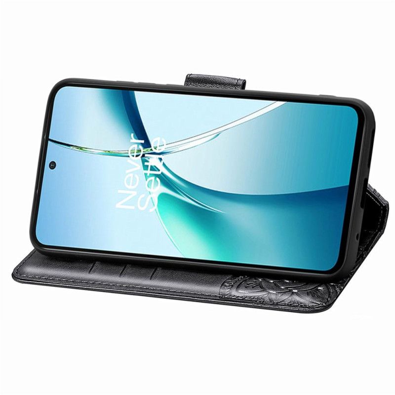 Kožený Kryt Realme C75 Barokní Motýl