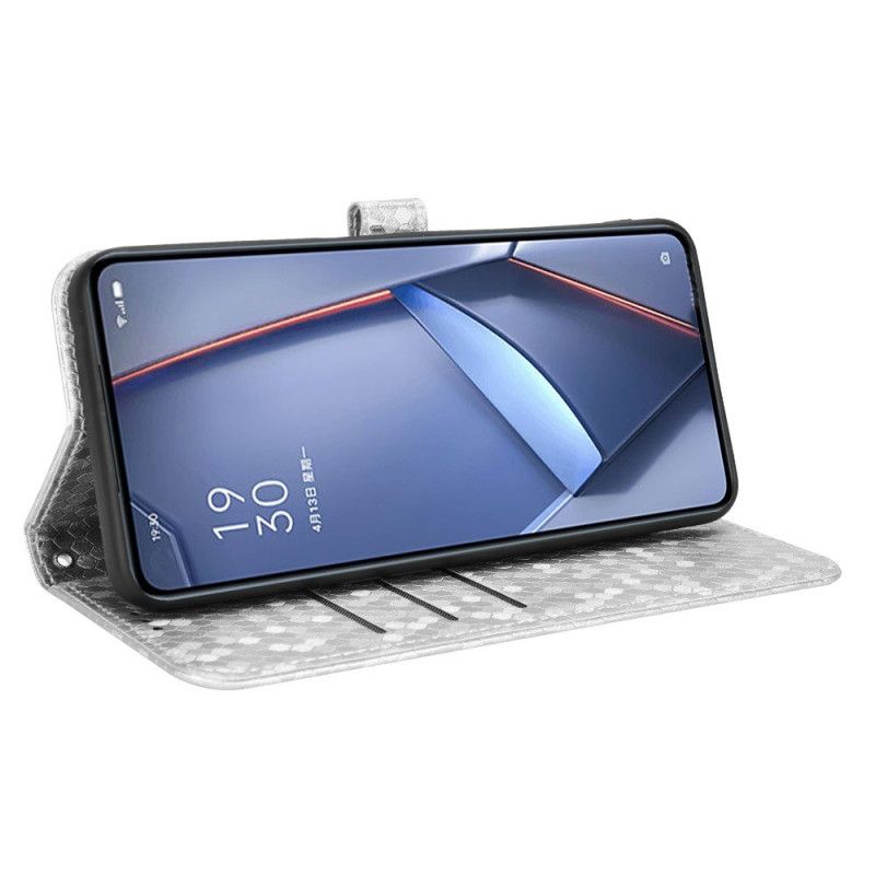 Kožený Kryt Realme C75 Třpytivé Tečky