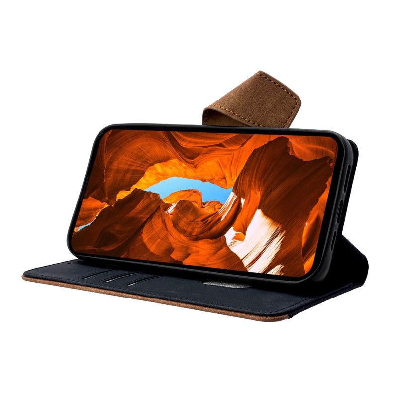 Kožený Kryt Realme C75 Vintage Dvoubarevná