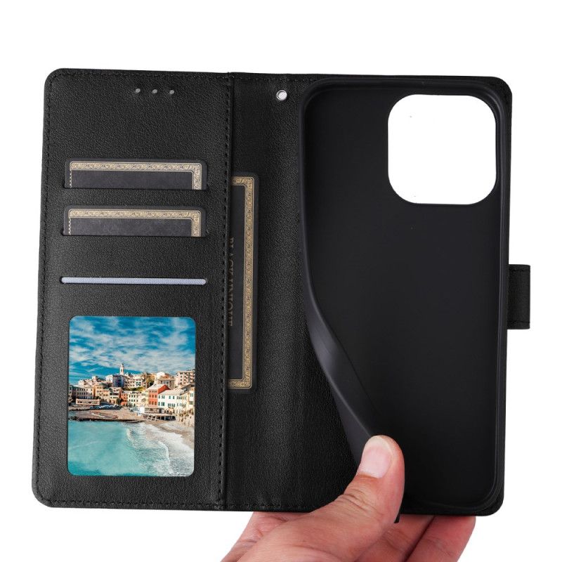 Kožený Kryt Realme Note 60 Efekt Hladké Kůže