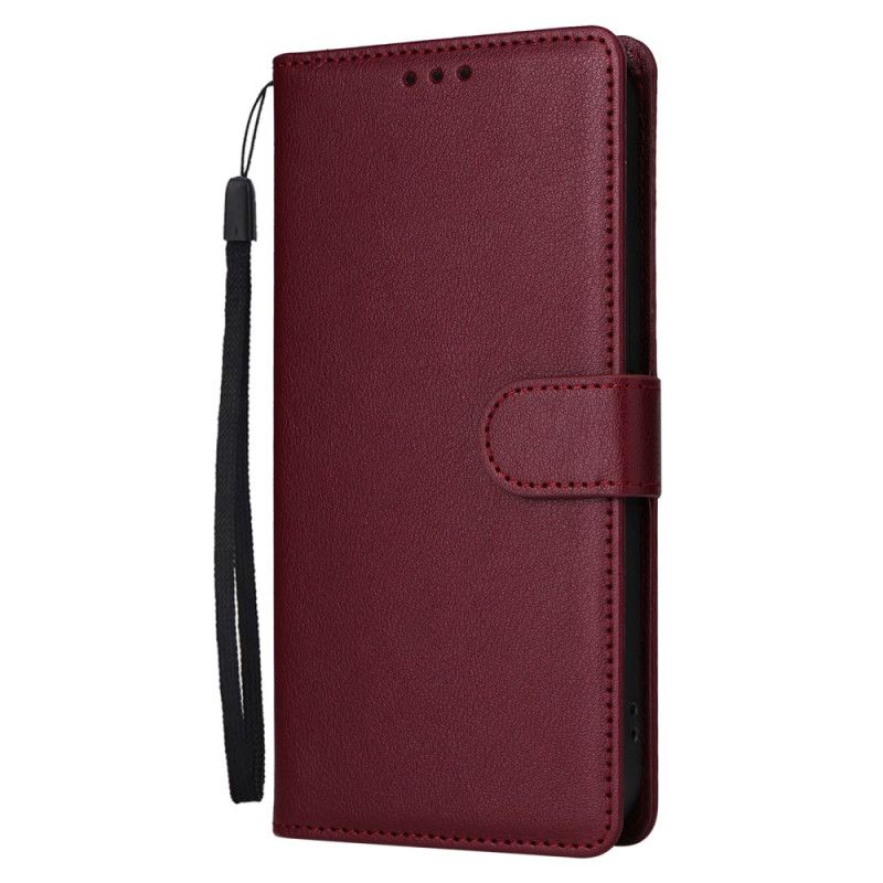 Kožený Kryt Realme Note 60 Jednoduchá Umělá Kůže