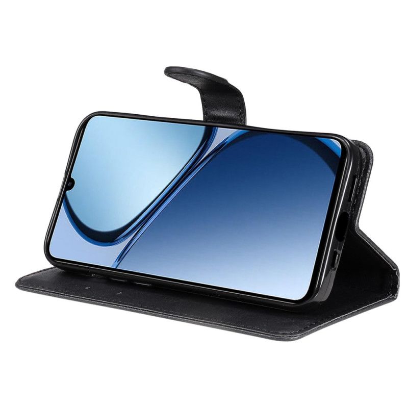 Kožený Kryt Realme Note 60x Jednoduchá Umělá Kůže