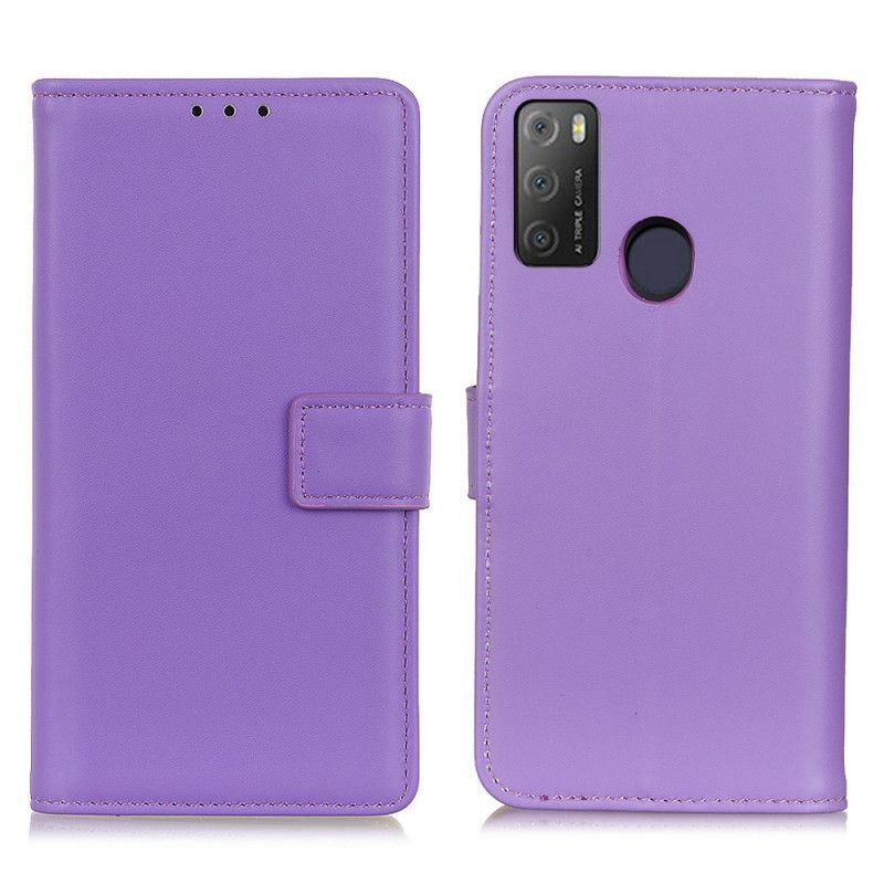 Kryt Alcatel 1s (2021) / 3l (2021) Jednoduchá Imitace Kůže