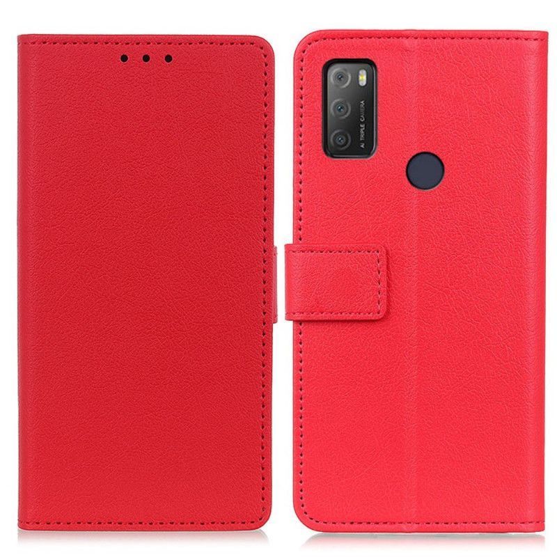 Kryt Alcatel 1s (2021) / 3l (2021) Klasický Kožený Efekt